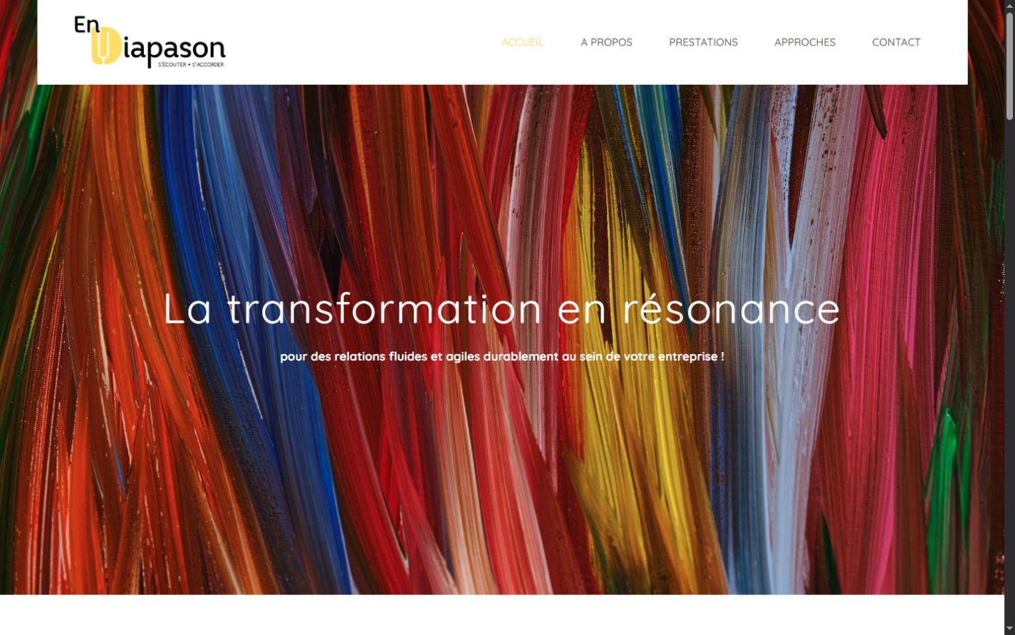 Capture du site En Diapason